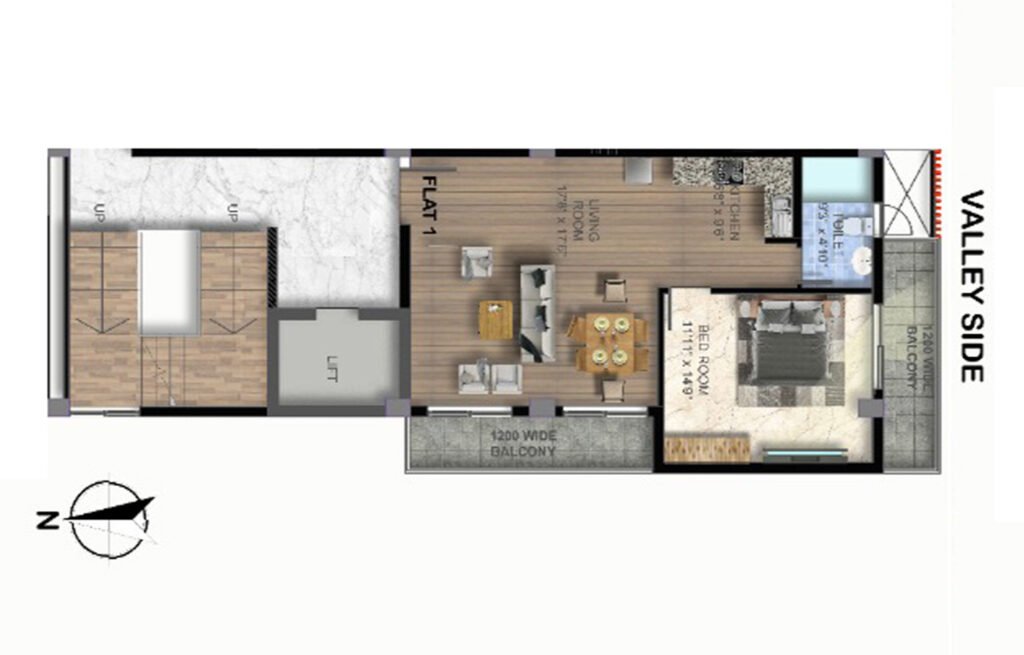 Cliff-1bhk